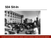 Slide 4 - 504 sit-in photo