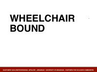 Slide 4 - Wheelchair Bound